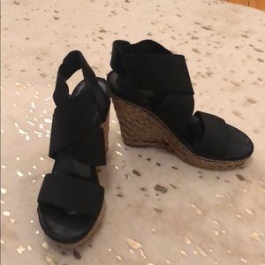 Stuart Weitzman espadrille wedge sandals